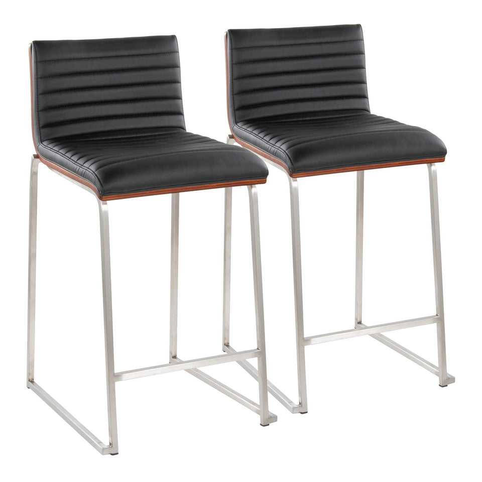 Mason Mara 26" Fixed-Height Counter Stool - Set of 2