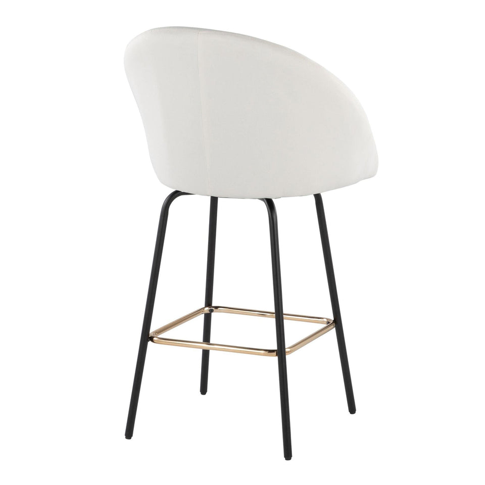 Matisse High Back 26" Fixed-Height Counter Stool - Set of 2