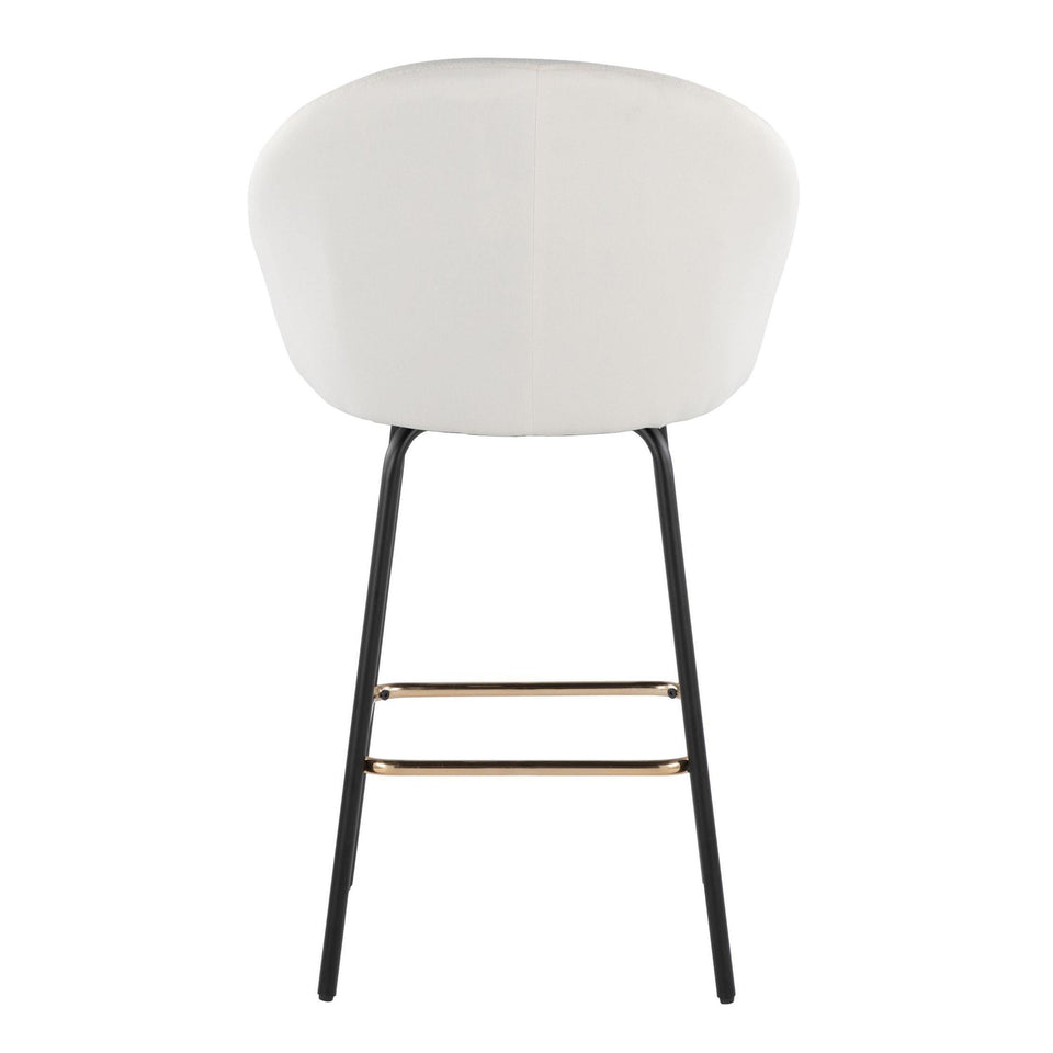 Matisse High Back 26" Fixed-Height Counter Stool - Set of 2