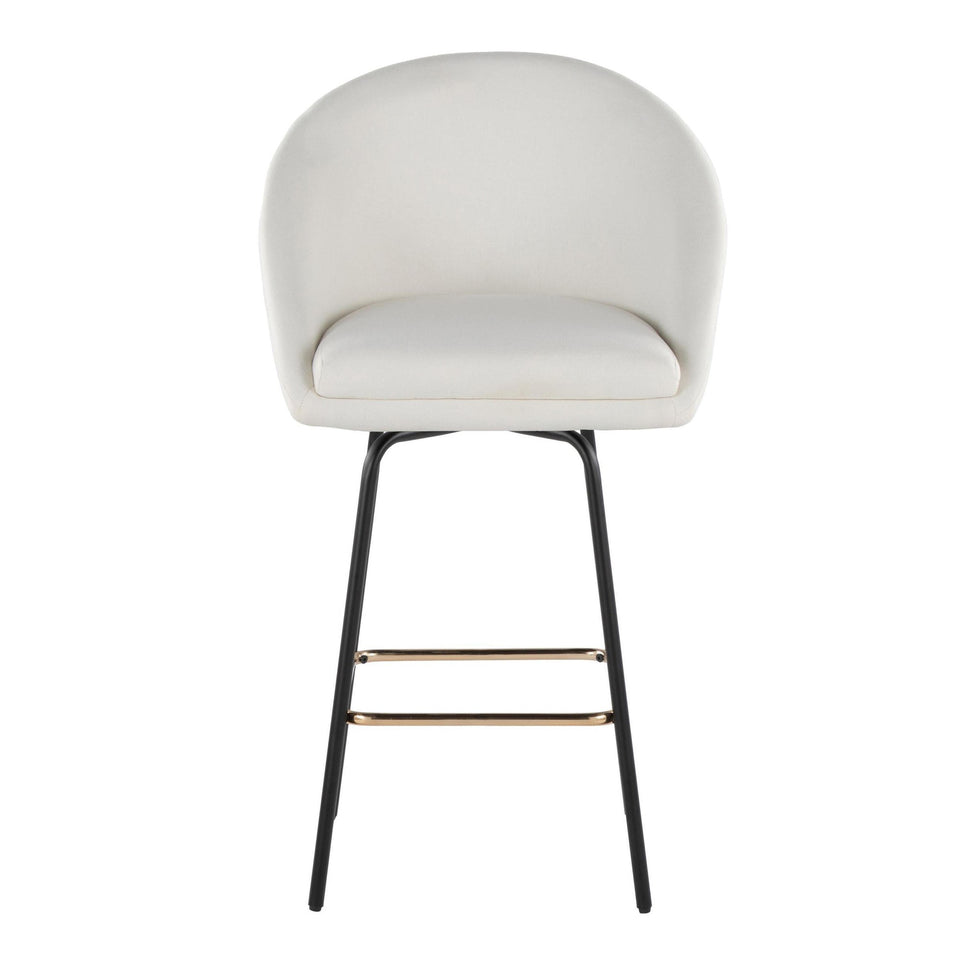 Matisse High Back 26" Fixed-Height Counter Stool - Set of 2