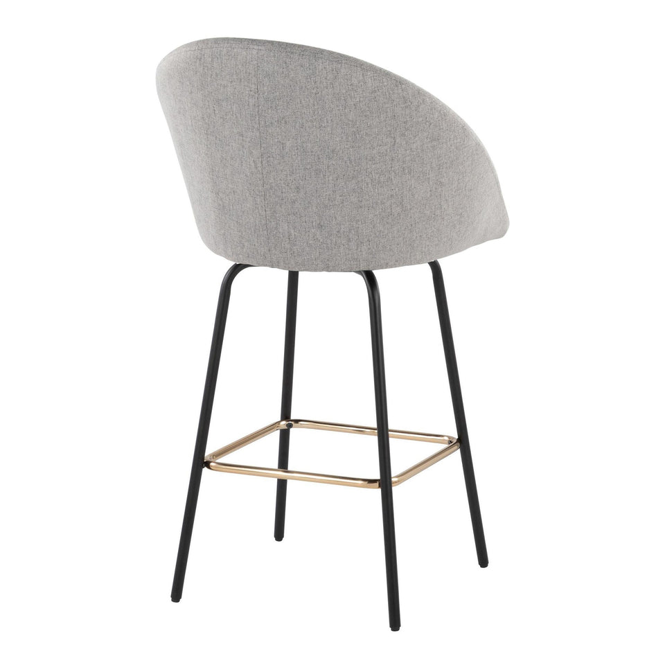 Matisse High Back 26" Fixed-Height Counter Stool - Set of 2