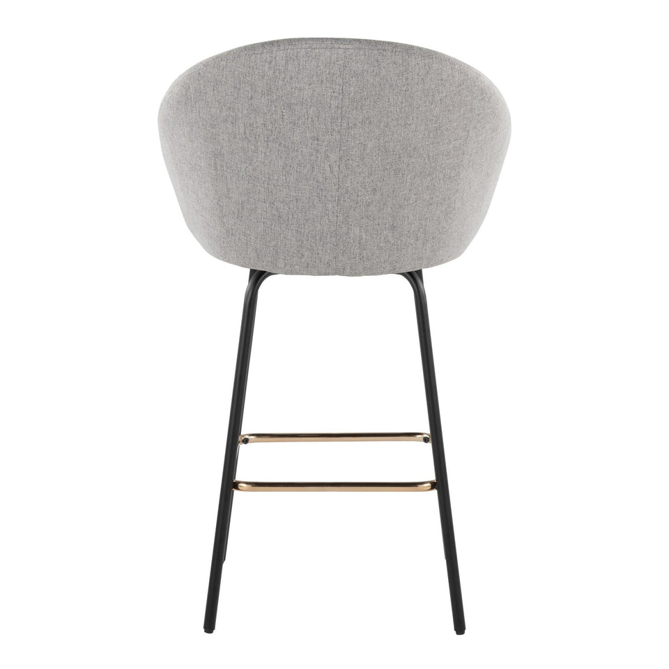 Matisse High Back 26" Fixed-Height Counter Stool - Set of 2