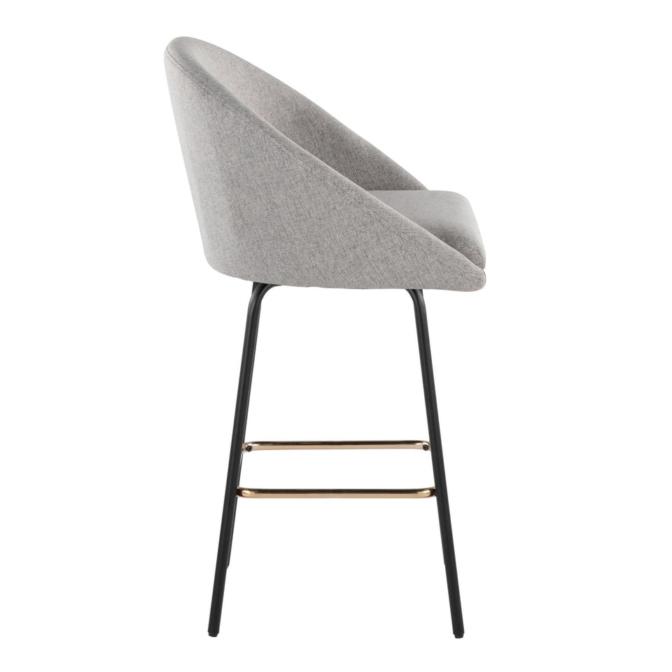 Matisse High Back 26" Fixed-Height Counter Stool - Set of 2