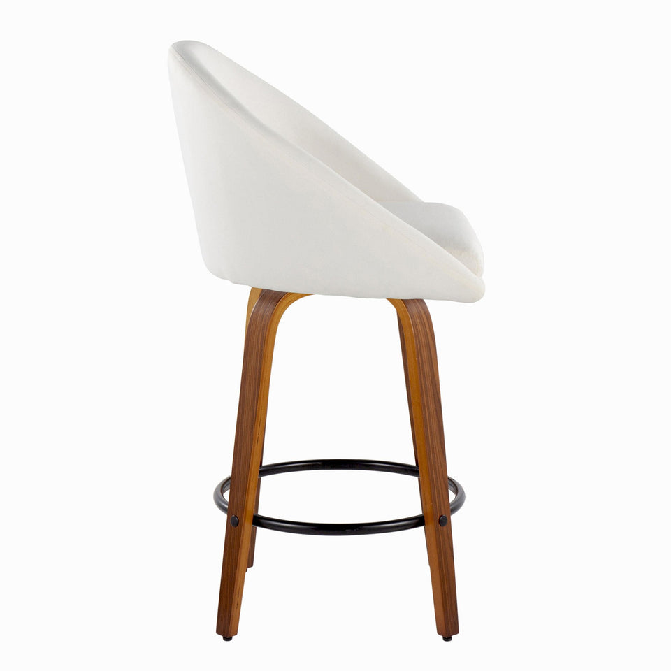 Matisse High Back 26" Fixed-Height Counter Stool - Set of 2