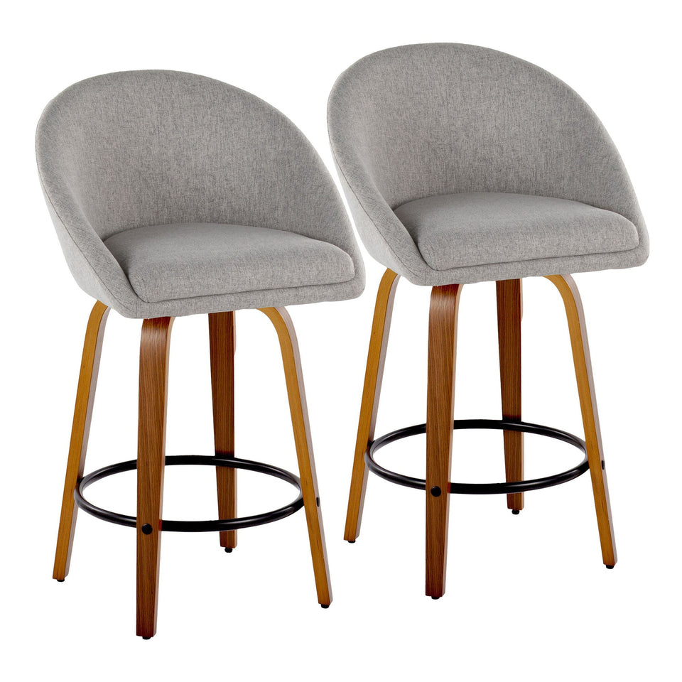 Matisse High Back 26" Fixed-Height Counter Stool - Set of 2