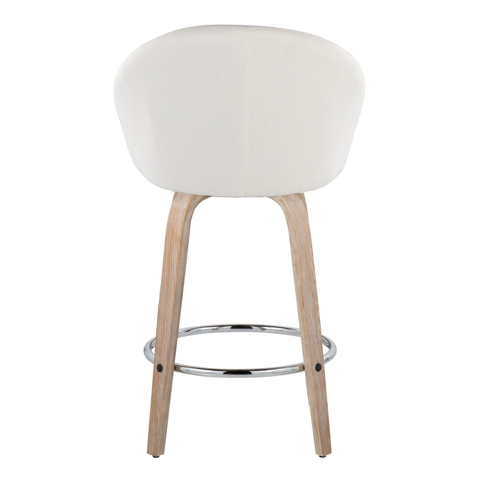 Matisse High Back 26" Fixed-Height Counter Stool - Set of 2