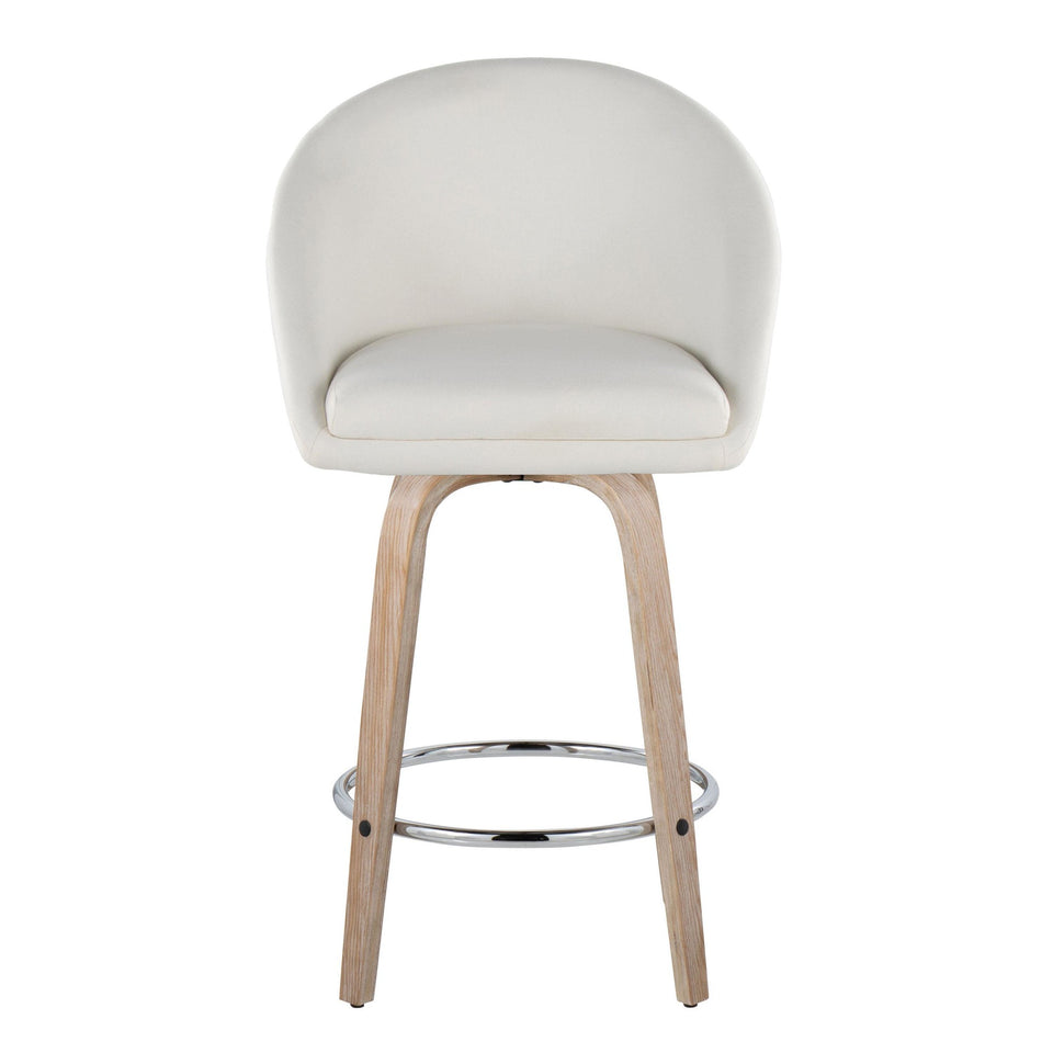 Matisse High Back 26" Fixed-Height Counter Stool - Set of 2