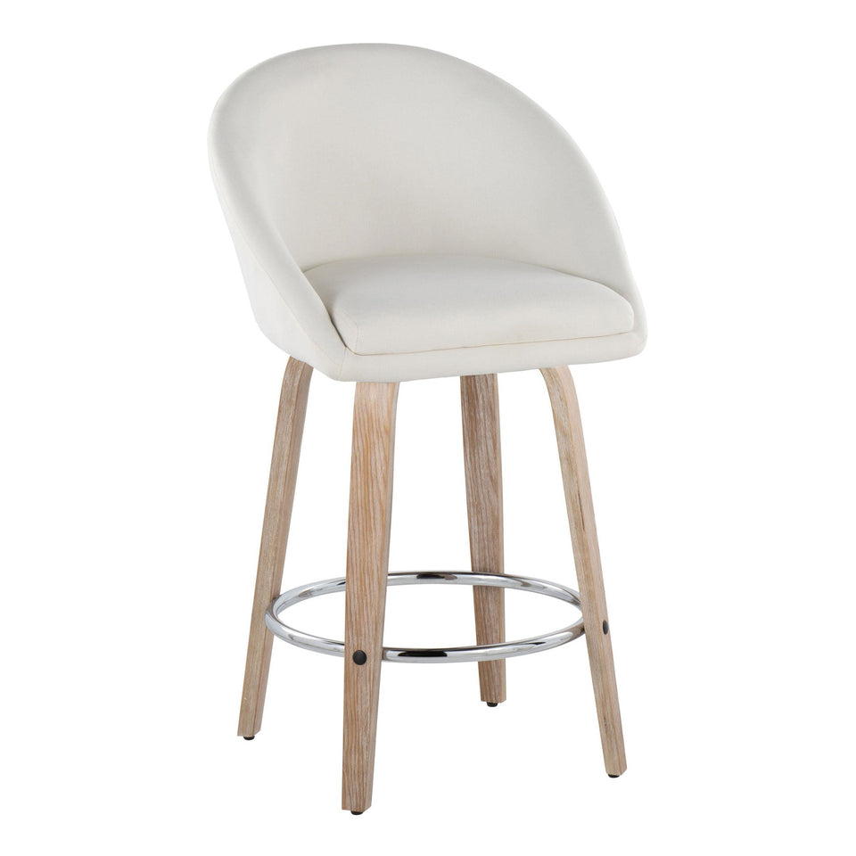 Matisse High Back 26" Fixed-Height Counter Stool - Set of 2