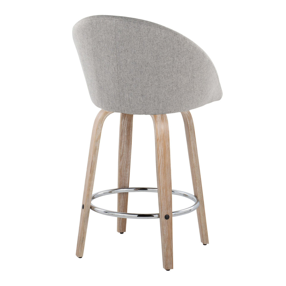 Matisse High Back 26" Fixed-Height Counter Stool - Set of 2