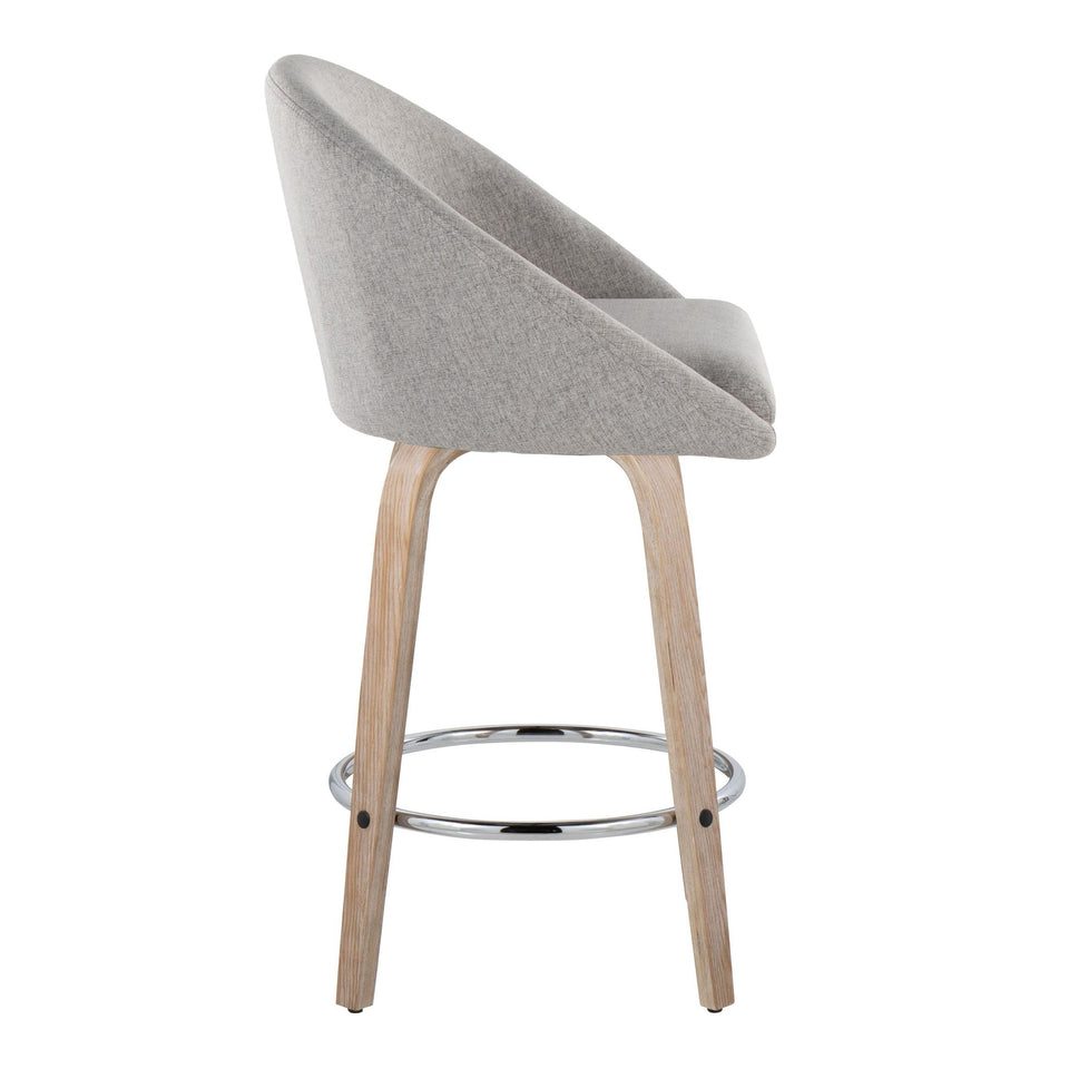 Matisse High Back 26" Fixed-Height Counter Stool - Set of 2