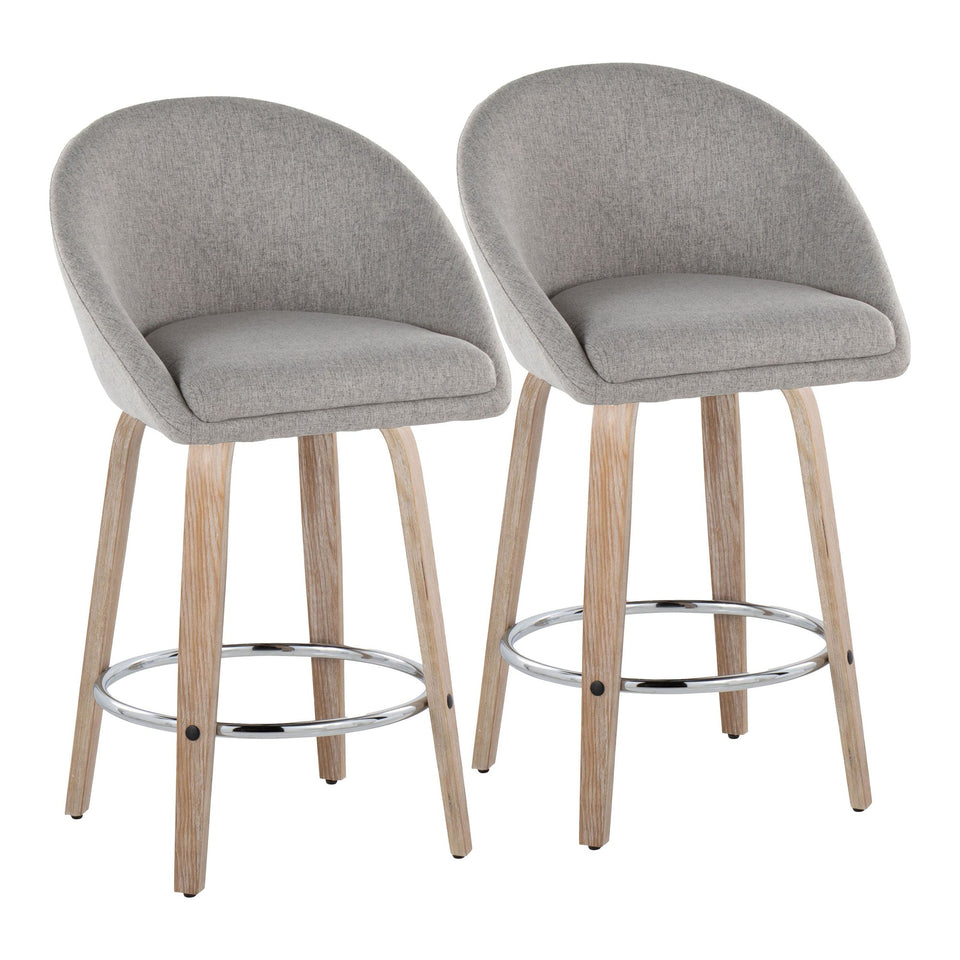 Matisse High Back 26" Fixed-Height Counter Stool - Set of 2