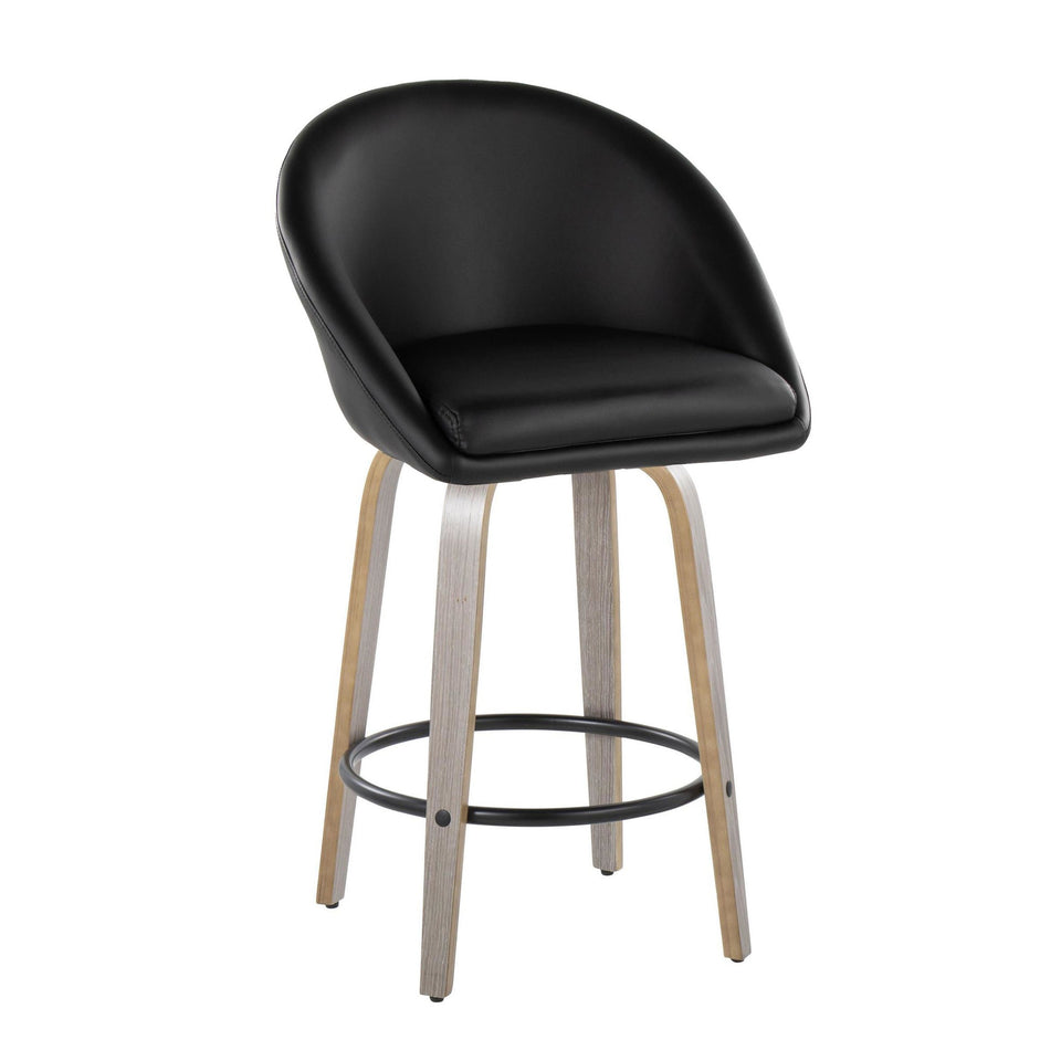 Matisse High Back 26" Fixed-Height Counter Stool - Set of 2