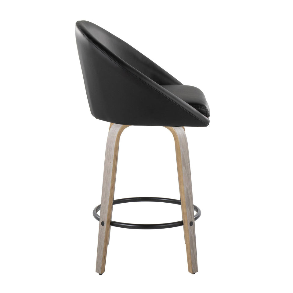 Matisse High Back 26" Fixed-Height Counter Stool - Set of 2