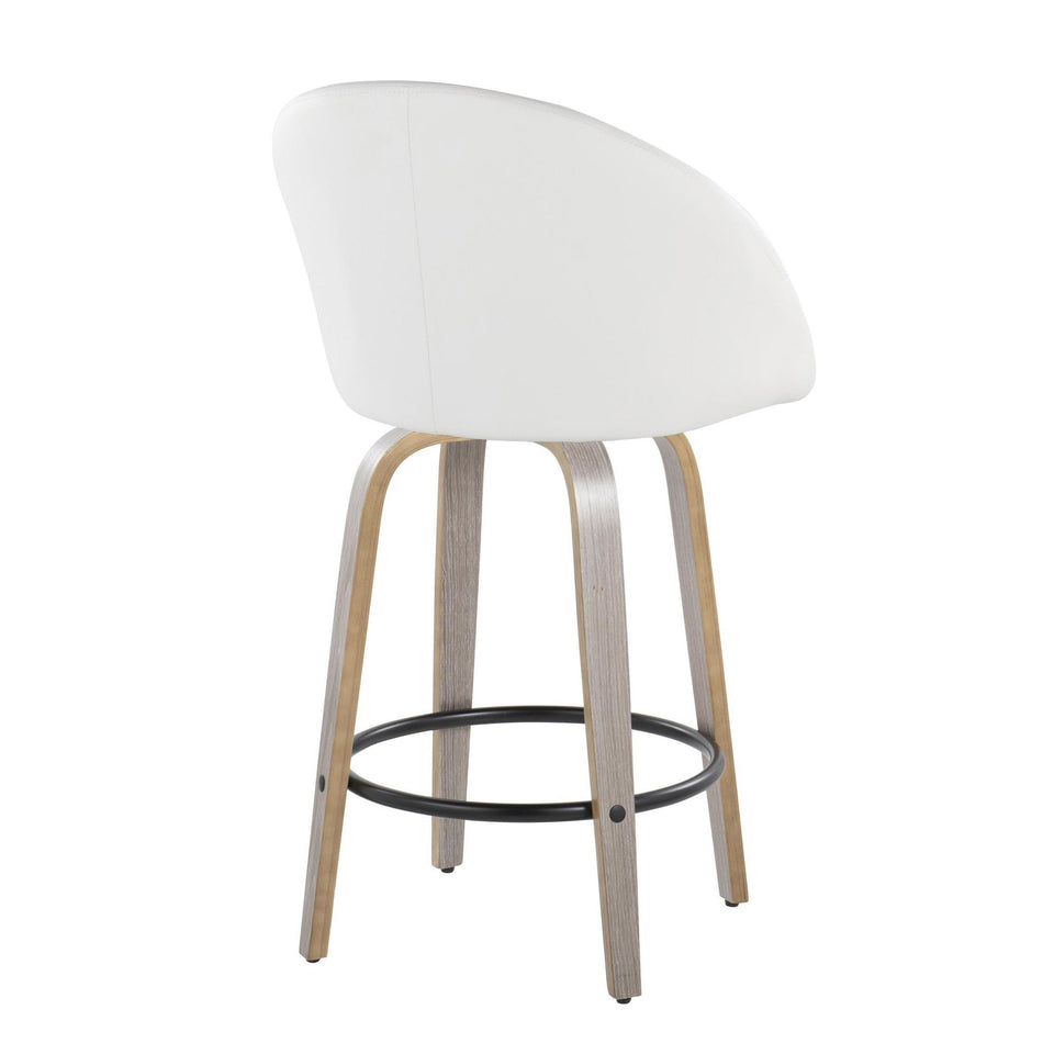 Matisse High Back 26" Fixed-Height Counter Stool - Set of 2