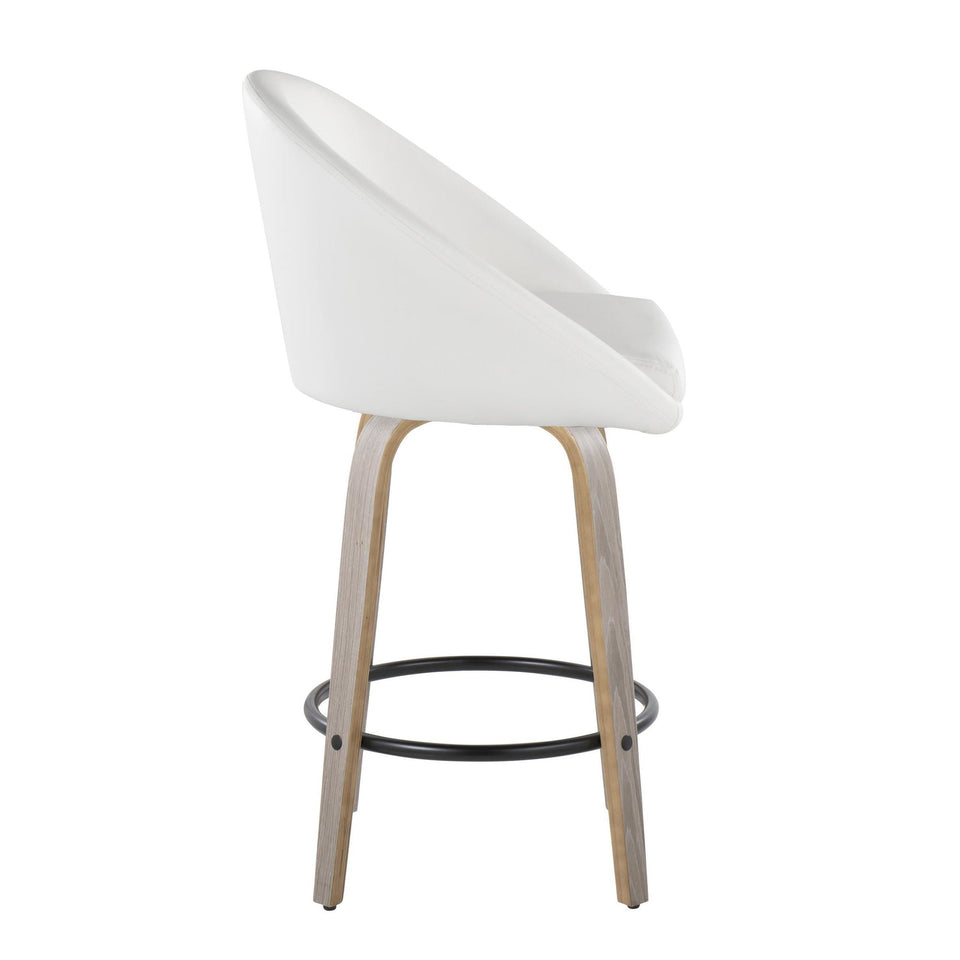 Matisse High Back 26" Fixed-Height Counter Stool - Set of 2