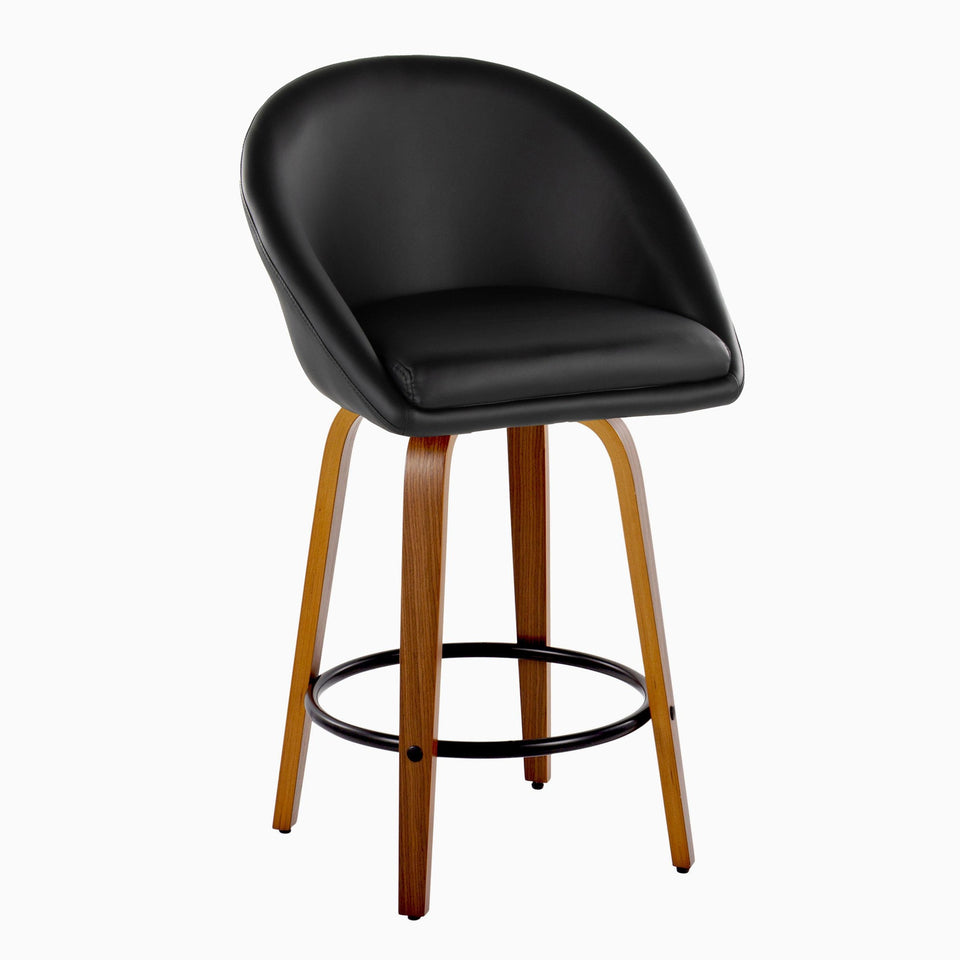 Matisse High Back 26" Fixed-Height Counter Stool - Set of 2