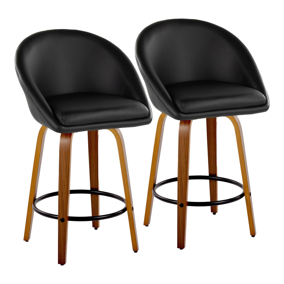 Matisse High Back 26" Fixed-Height Counter Stool - Set of 2