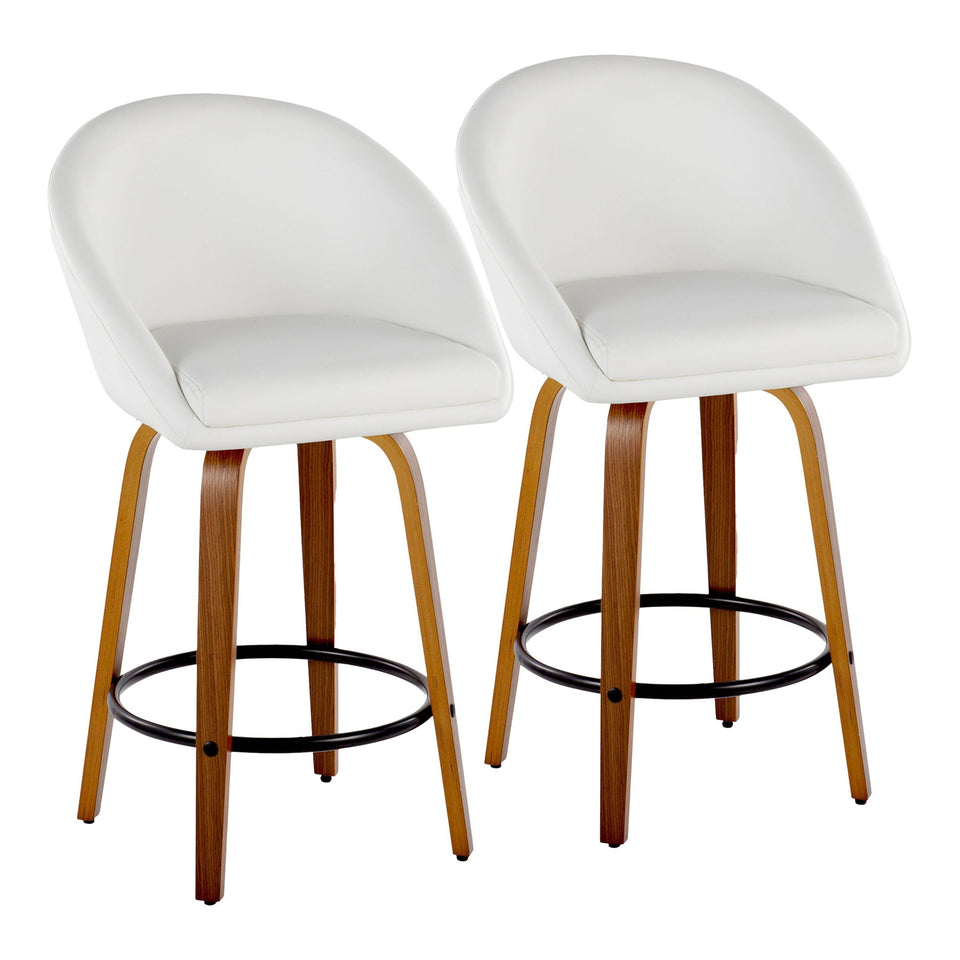 Matisse High Back 26" Fixed-Height Counter Stool - Set of 2