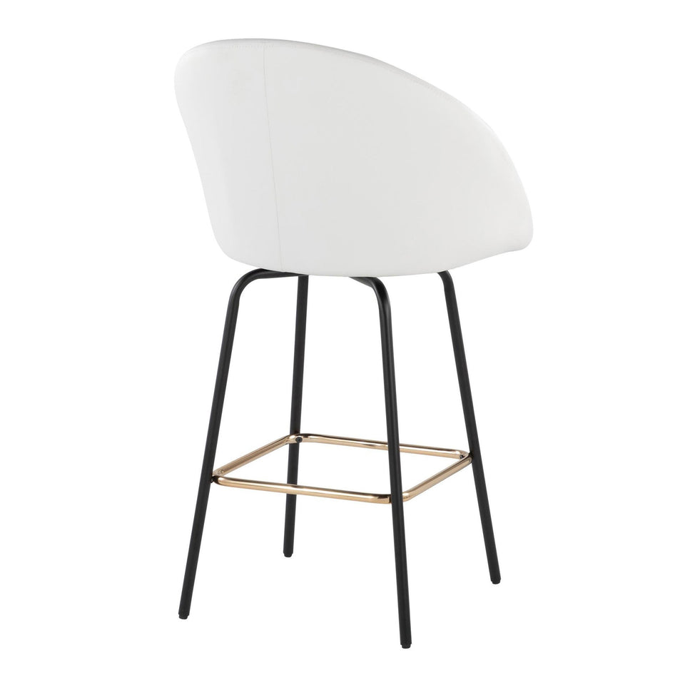 Matisse High Back 26" Fixed-Height Counter Stool - Set of 2