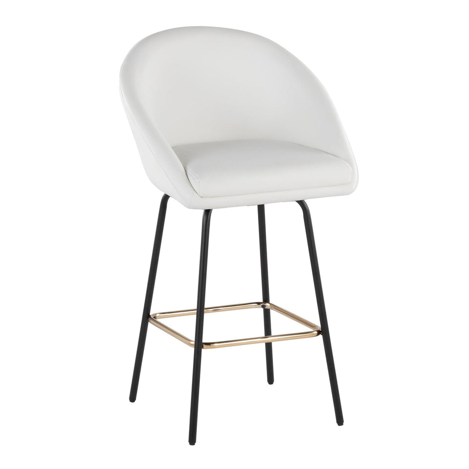 Matisse High Back 26" Fixed-Height Counter Stool - Set of 2
