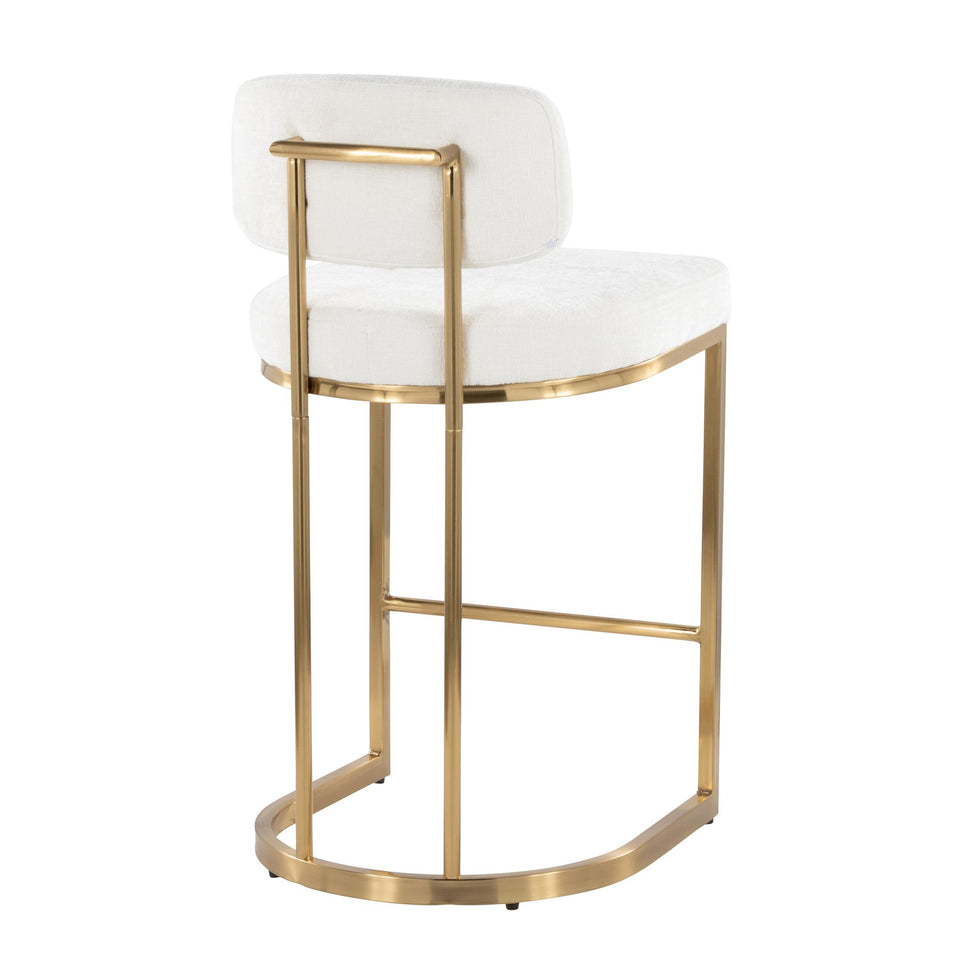Mid-back Demi 26" Fixed-Height Counter Stool - Set of 2