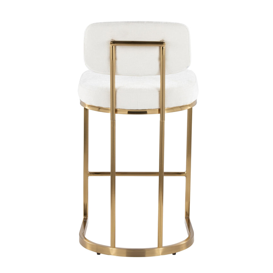 Mid-back Demi 26" Fixed-Height Counter Stool - Set of 2