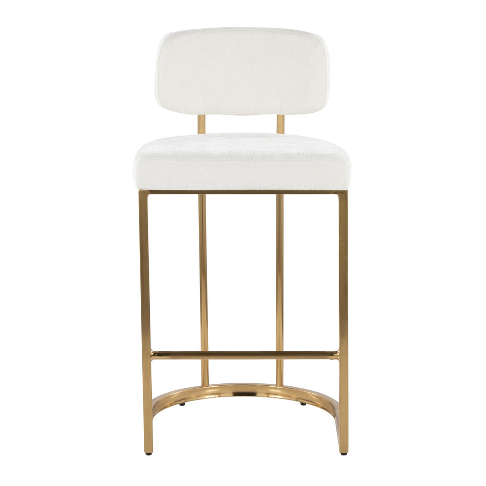 Mid-back Demi 26" Fixed-Height Counter Stool - Set of 2