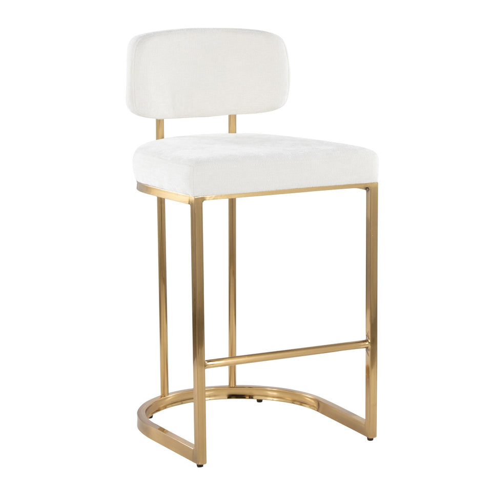 Mid-back Demi 26" Fixed-Height Counter Stool - Set of 2