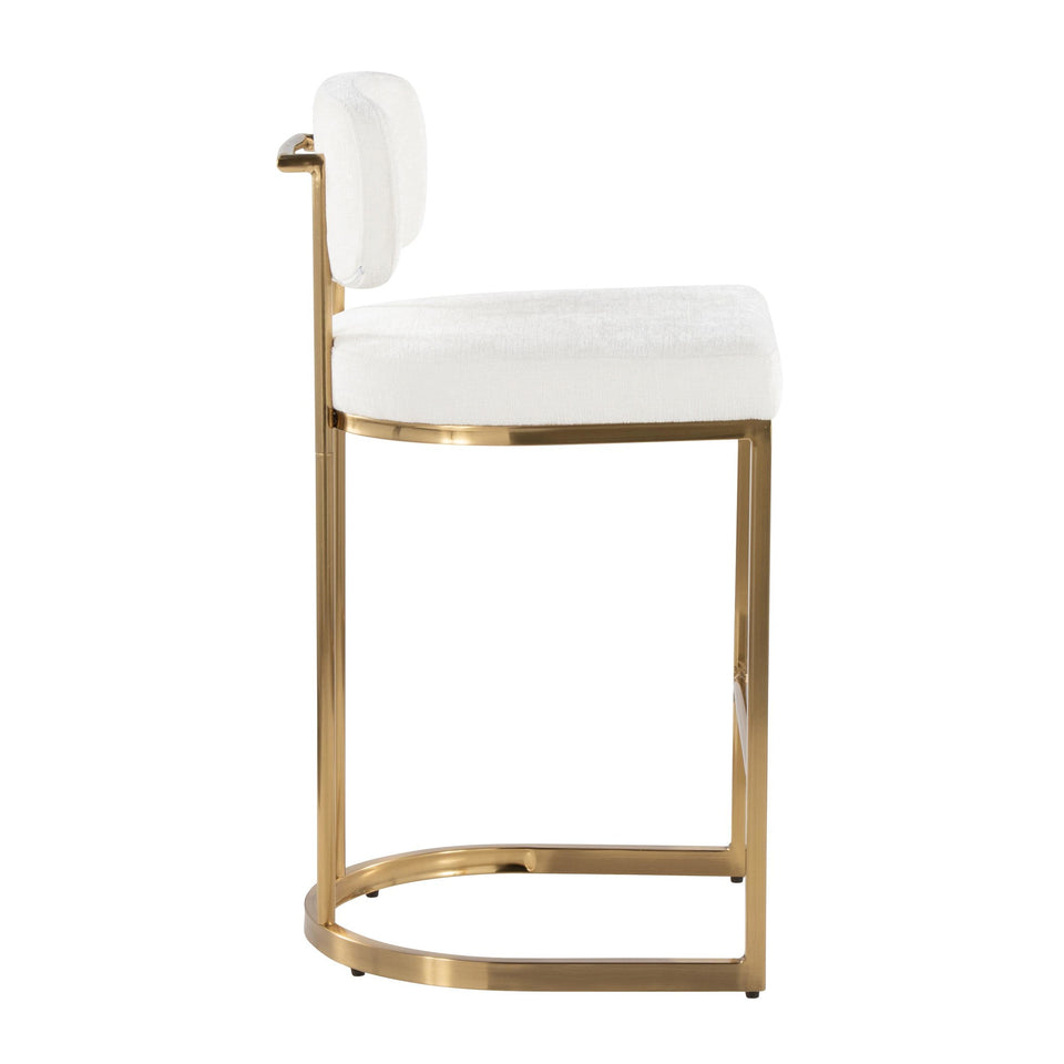 Mid-back Demi 26" Fixed-Height Counter Stool - Set of 2