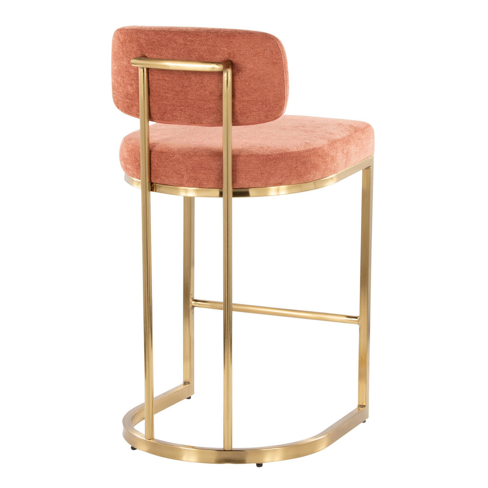 Mid-back Demi 26" Fixed-Height Counter Stool - Set of 2
