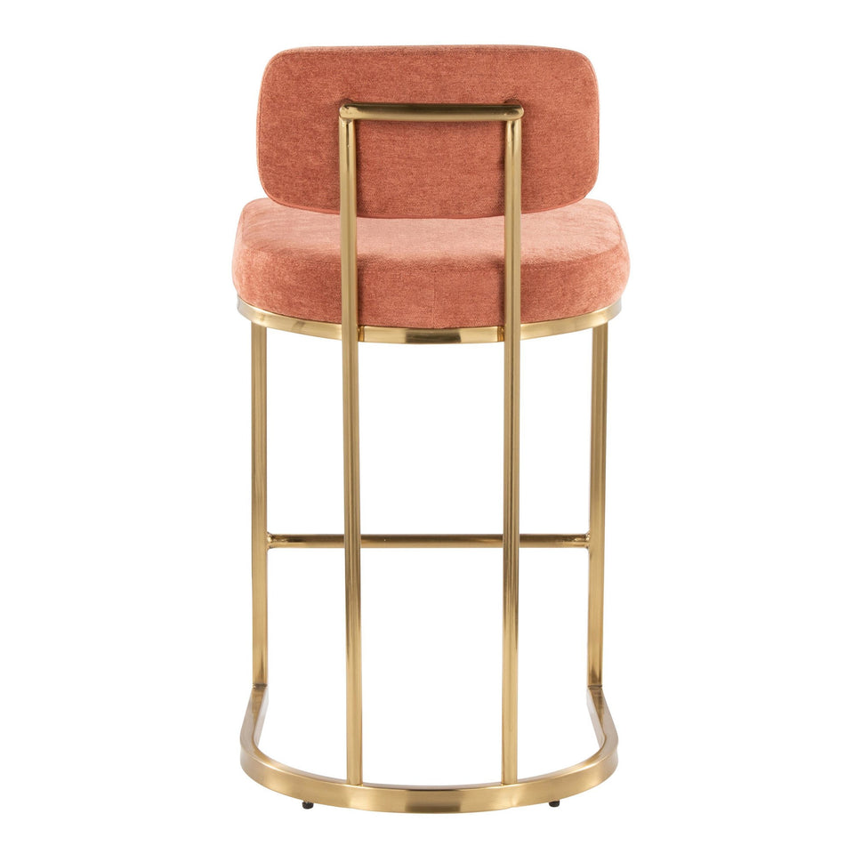 Mid-back Demi 26" Fixed-Height Counter Stool - Set of 2