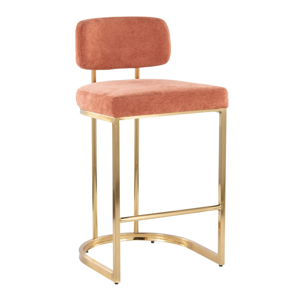 Mid-back Demi 26" Fixed-Height Counter Stool - Set of 2