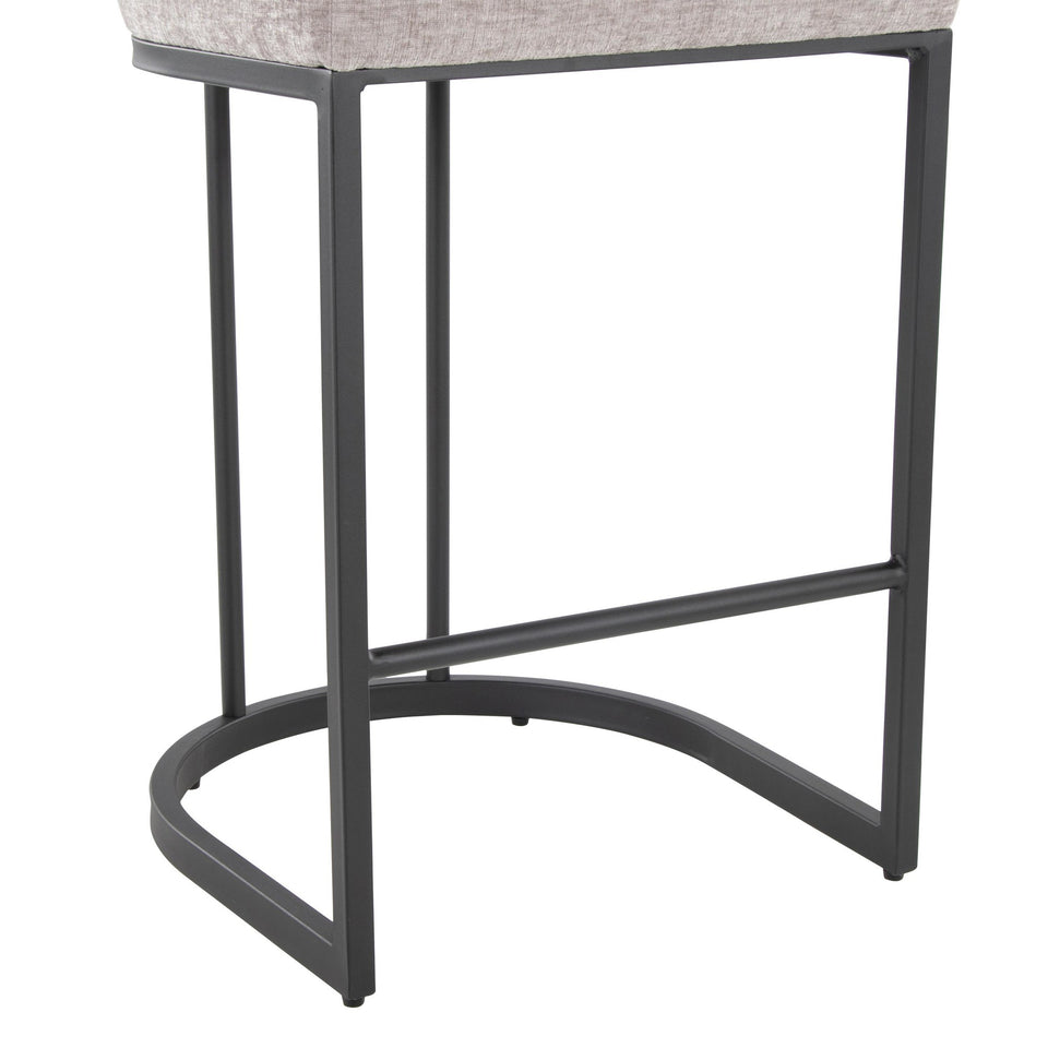 Mid-back Demi 26" Fixed-Height Counter Stool - Set of 2