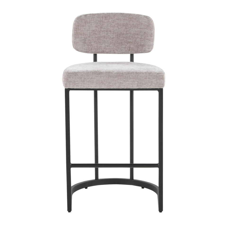 Mid-back Demi 26" Fixed-Height Counter Stool - Set of 2