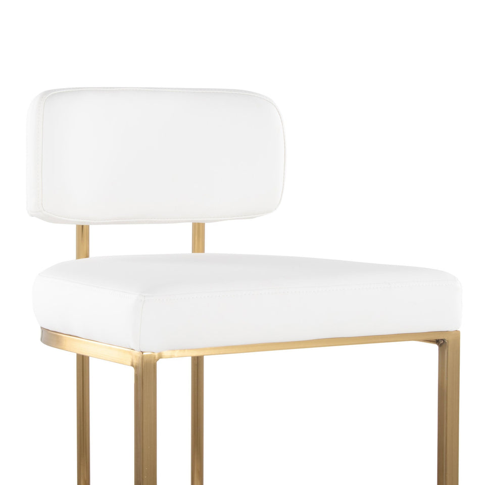 Mid-back Demi 26" Fixed-Height Counter Stool - Set of 2
