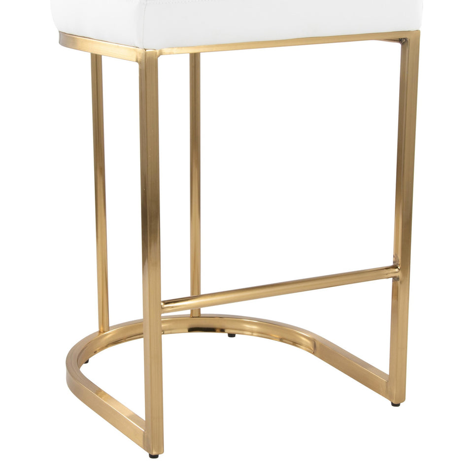Mid-back Demi 26" Fixed-Height Counter Stool - Set of 2
