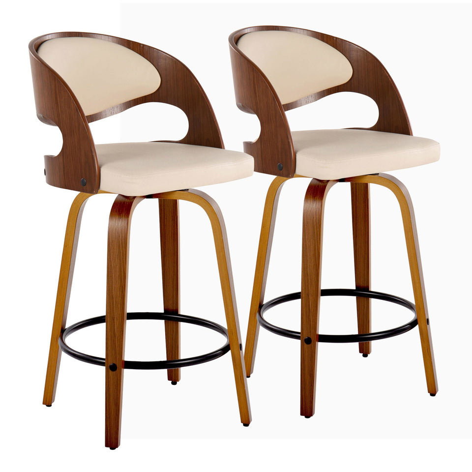 Pino 26" Fixed-Height Counter Stool - Set of 2