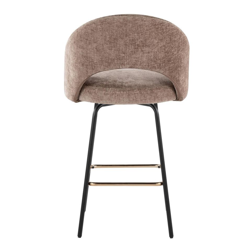 Renee Upholstered 26" Fixed-Height Counter Stool - Set of 2