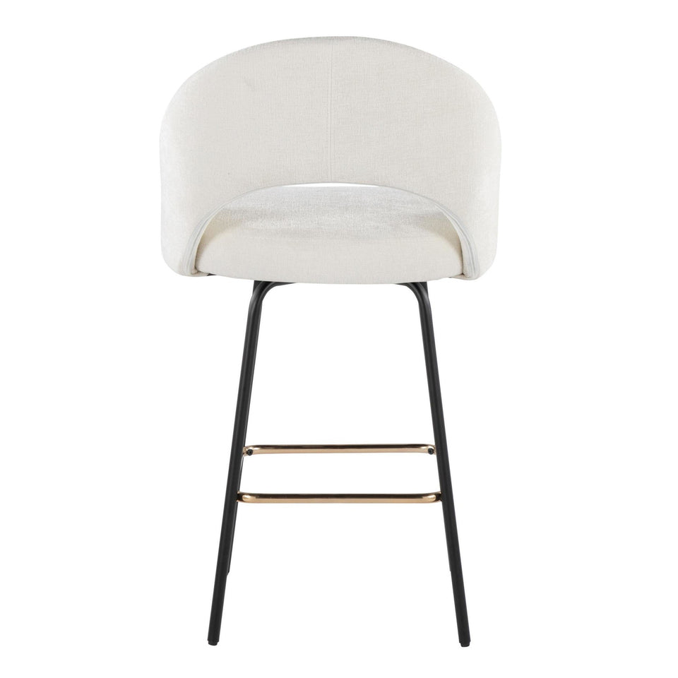 Renee Upholstered 26" Fixed-Height Counter Stool - Set of 2