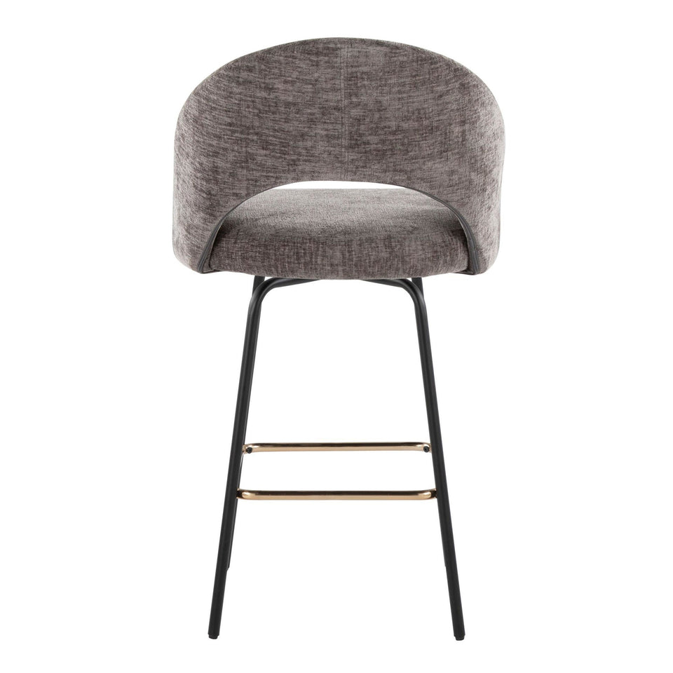 Renee Upholstered 26" Fixed-Height Counter Stool - Set of 2