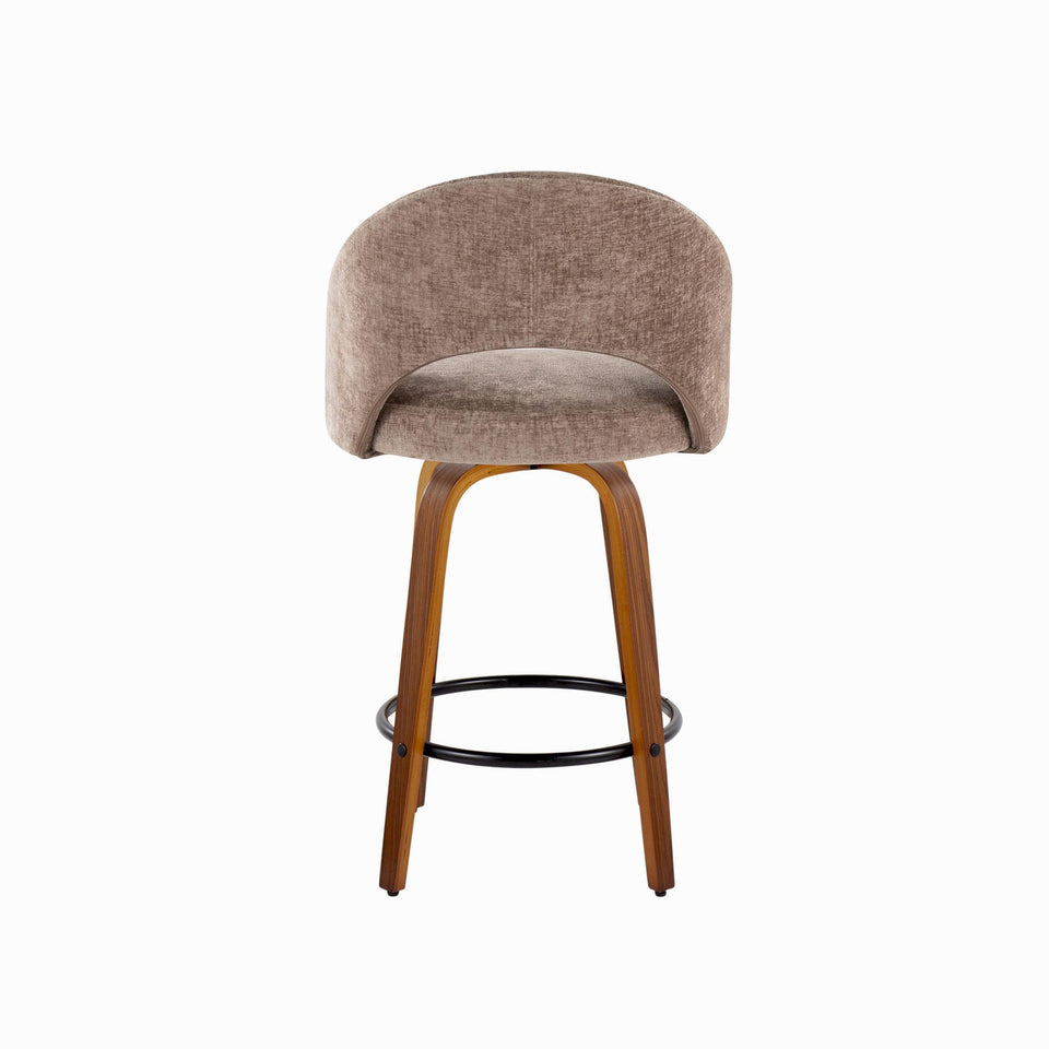 Renee Upholstered 26" Fixed-Height Counter Stool - Set of 2