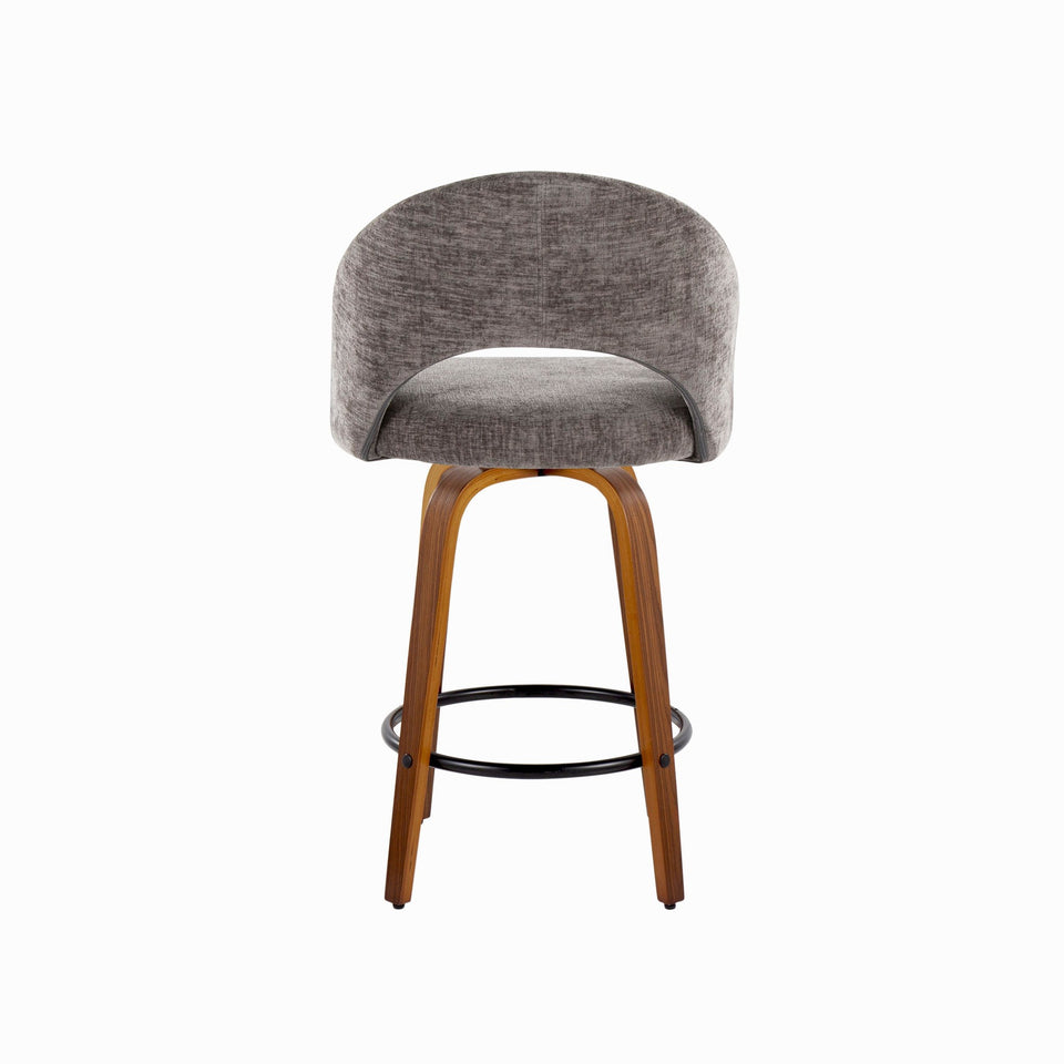 Renee Upholstered 26" Fixed-Height Counter Stool - Set of 2