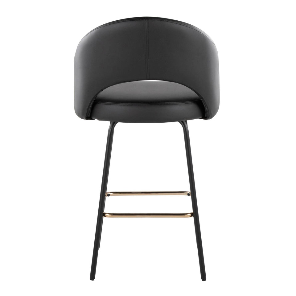 Renee Upholstered 26" Fixed-Height Counter Stool - Set of 2