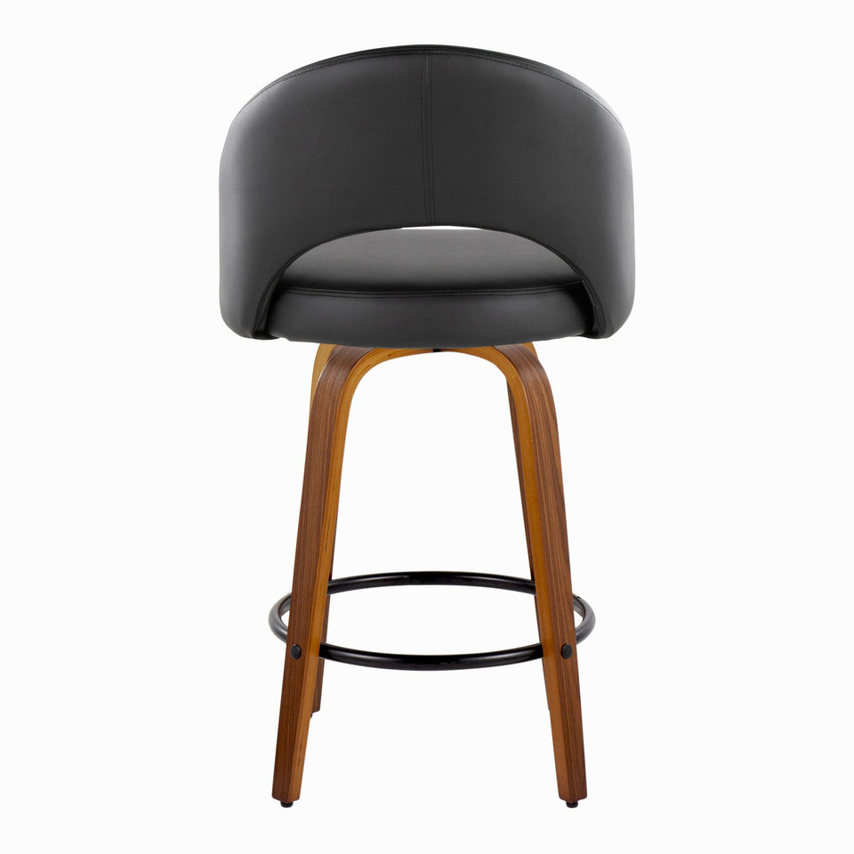 Renee Upholstered 26" Fixed-Height Counter Stool - Set of 2