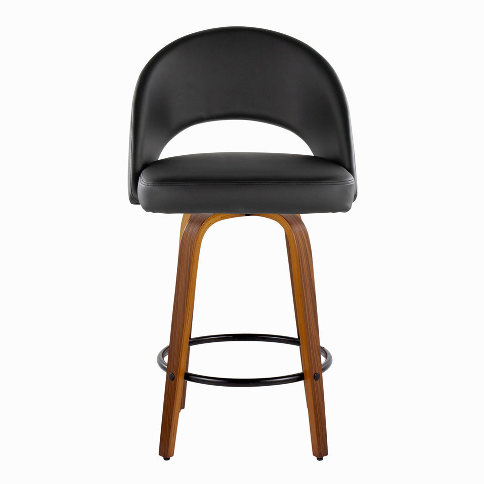 Renee Upholstered 26" Fixed-Height Counter Stool - Set of 2