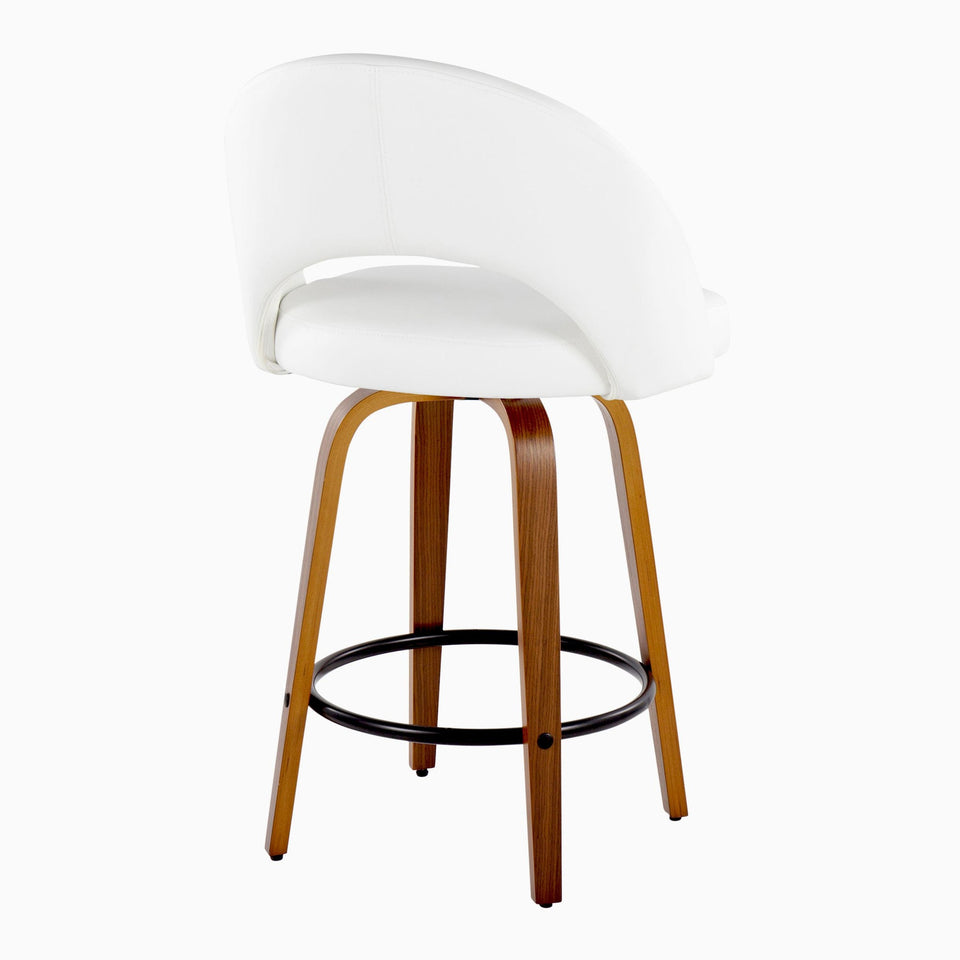 Renee Upholstered 26" Fixed-Height Counter Stool - Set of 2