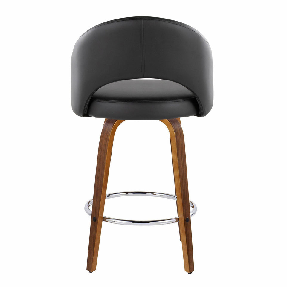 Renee Upholstered 26" Fixed-Height Counter Stool - Set of 2