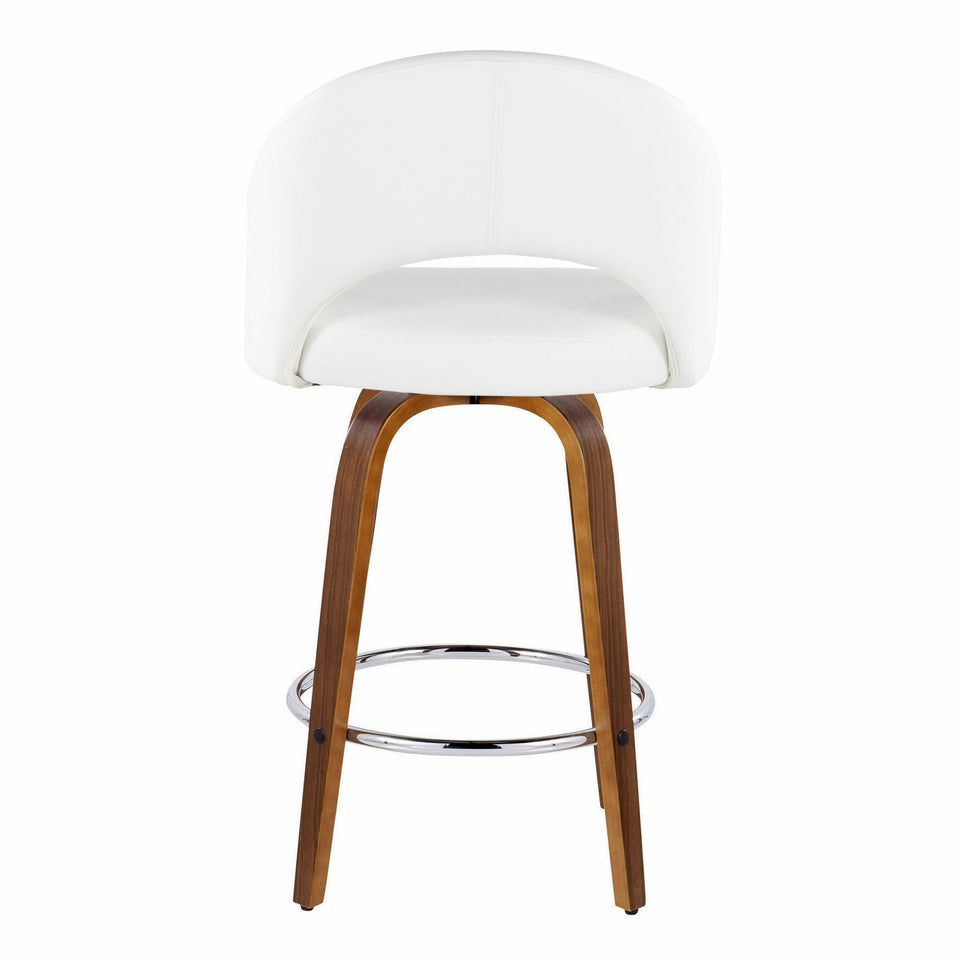 Renee Upholstered 26" Fixed-Height Counter Stool - Set of 2