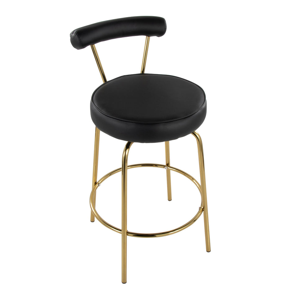 Rhonda 26" Fixed-Height Counter Stool - Set of 2