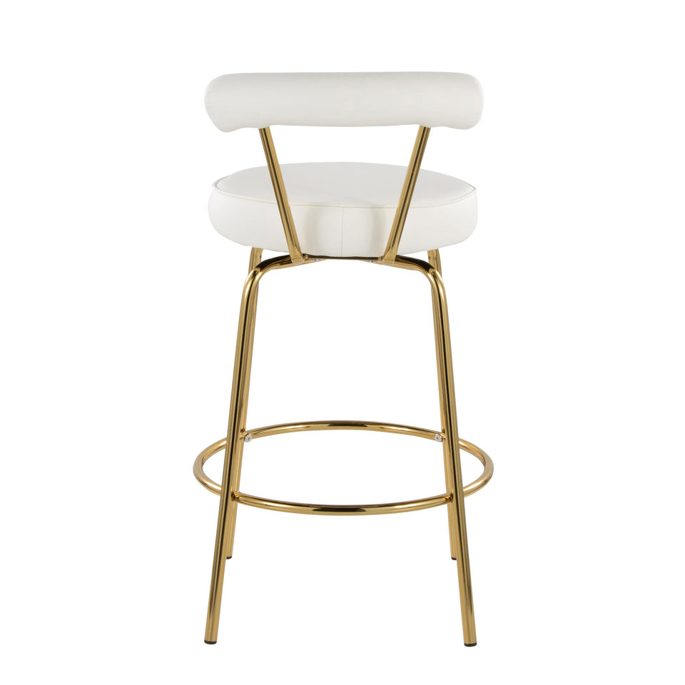 Rhonda 26" Fixed-Height Counter Stool - Set of 2